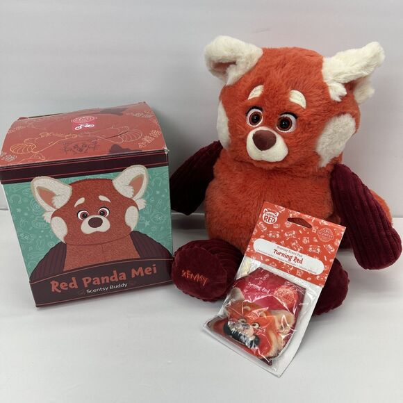Scentsy Disney's Pixar RED PANDA MEI Scentsy Buddy Scent Pak Turning Red NIOB - Picture 1 of 12